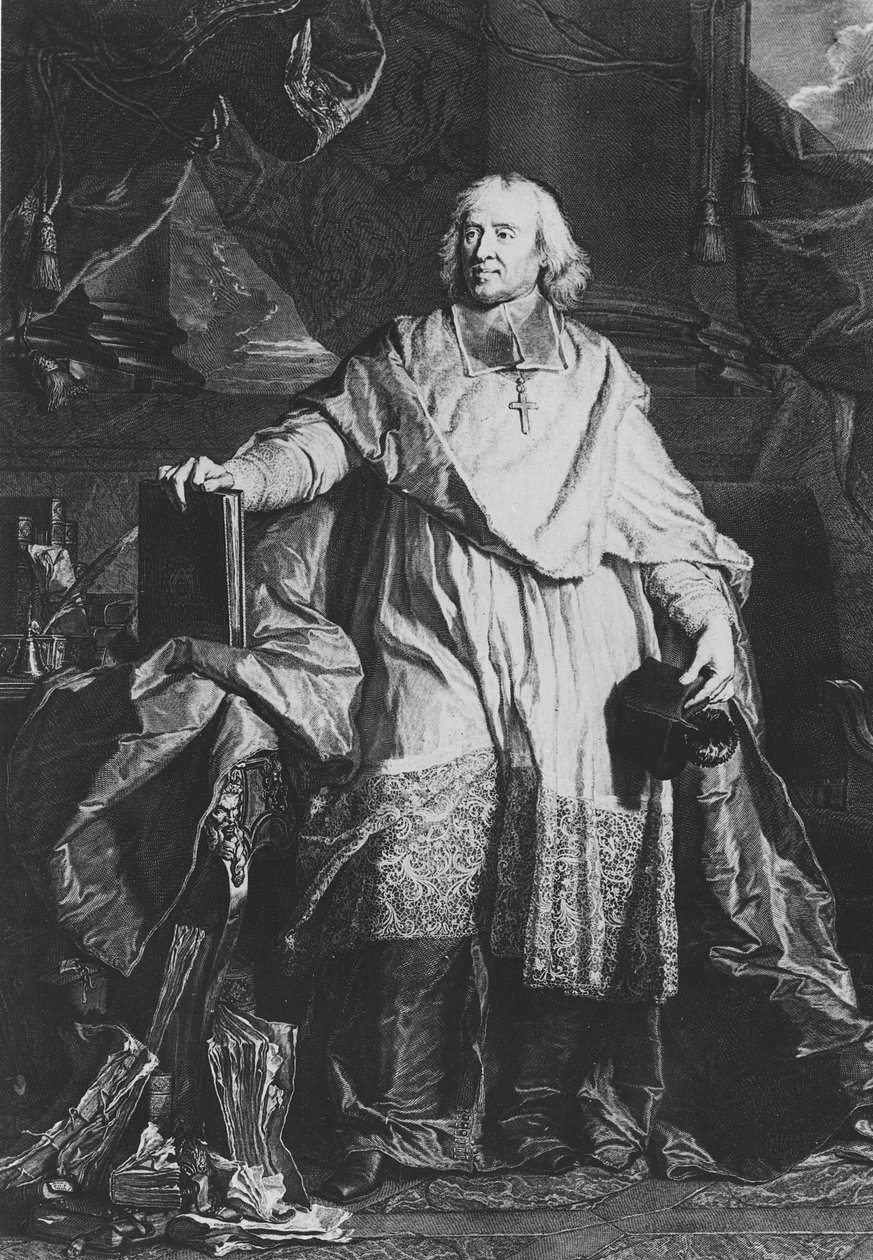 Jacques Benigne Bossuet door Pierre Imbert Drevet