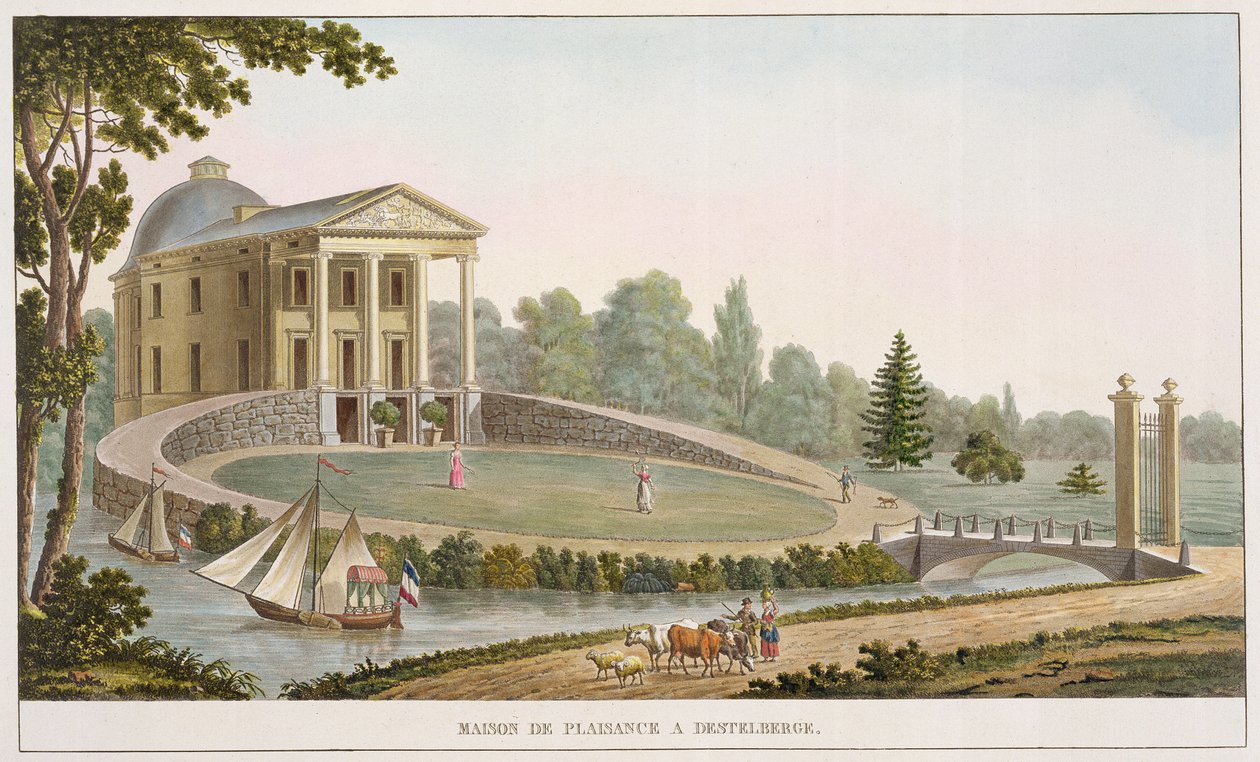 Maison de Plaisance in Destelberge, uit 