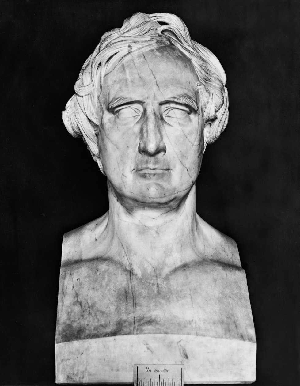 Dominique Francois Arago, 1839 (marmer) door Pierre Jean David d