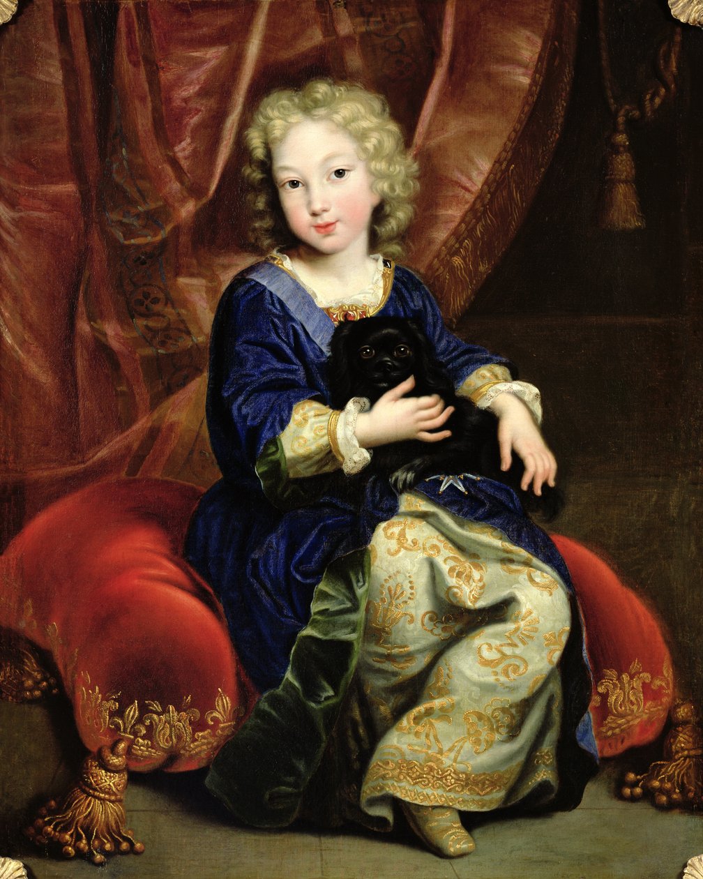 Portret van Philippe de France (1683-1746) toekomstige koning Filips V van Spanje, 1686 door Pierre Mignard