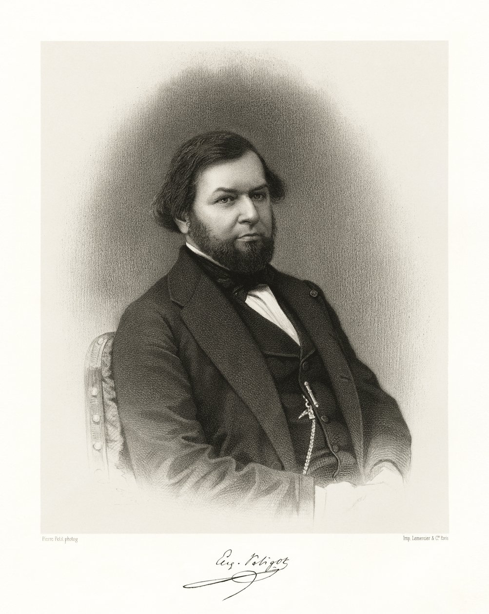 Eugène Melchior Peligot door Pierre Petit