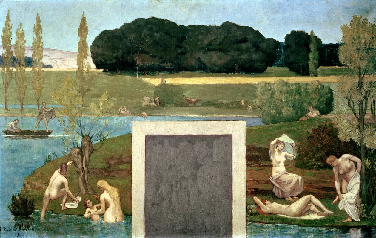 Zomer door Pierre Puvis de Chavannes