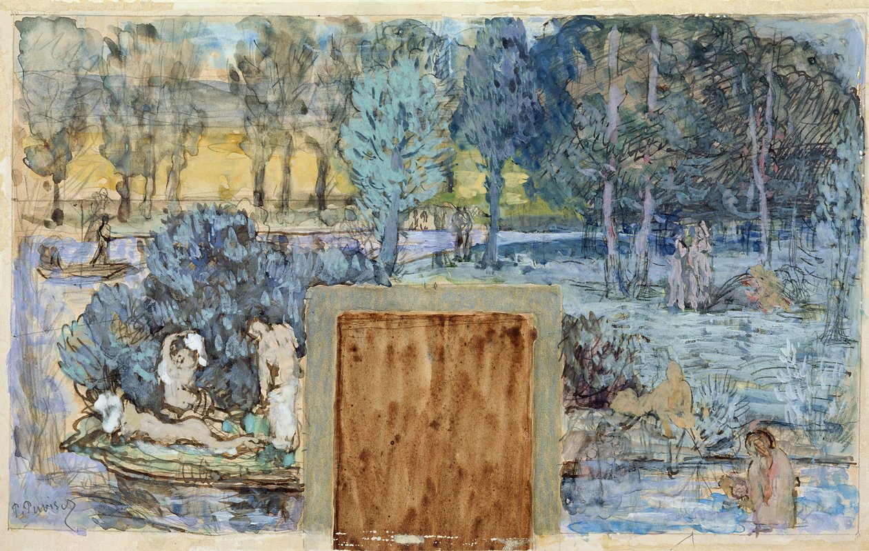 Zomer, 1891 door Pierre Puvis de Chavannes