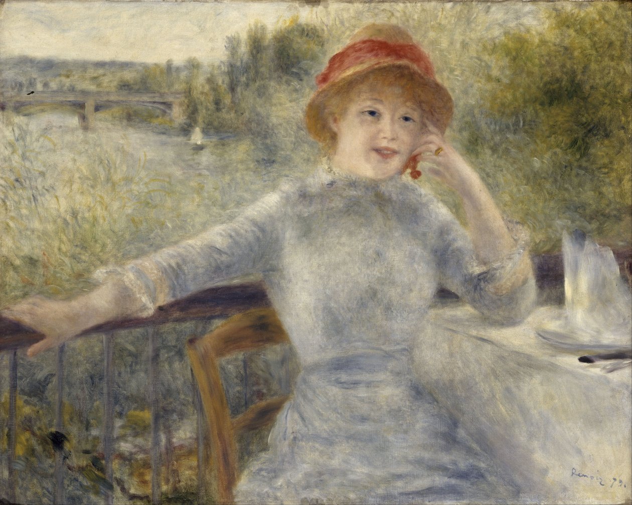 Alphonsine Fournaise door Pierre-Auguste Renoir
