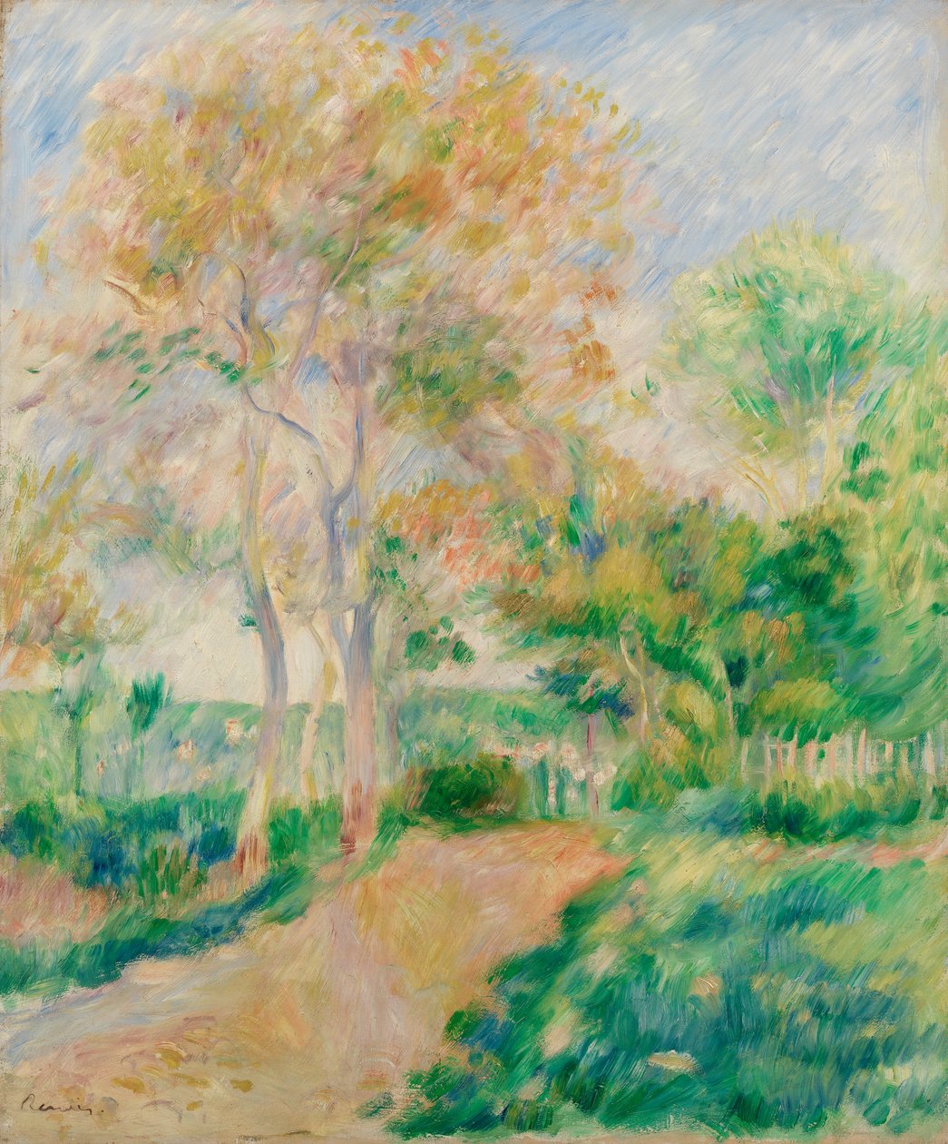 Herfstlandschap door Pierre-Auguste Renoir