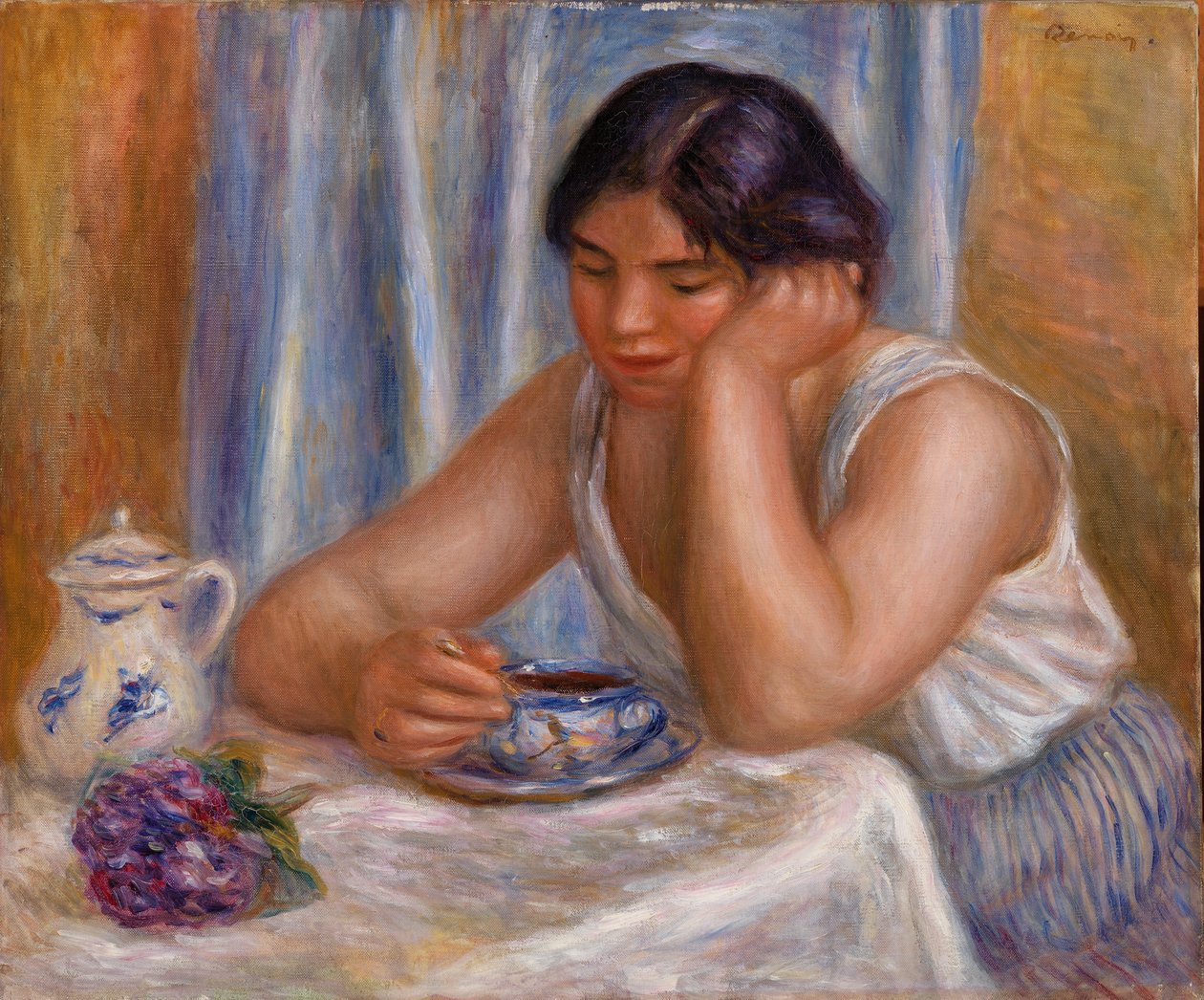 Kopje Chocolade door Pierre-Auguste Renoir
