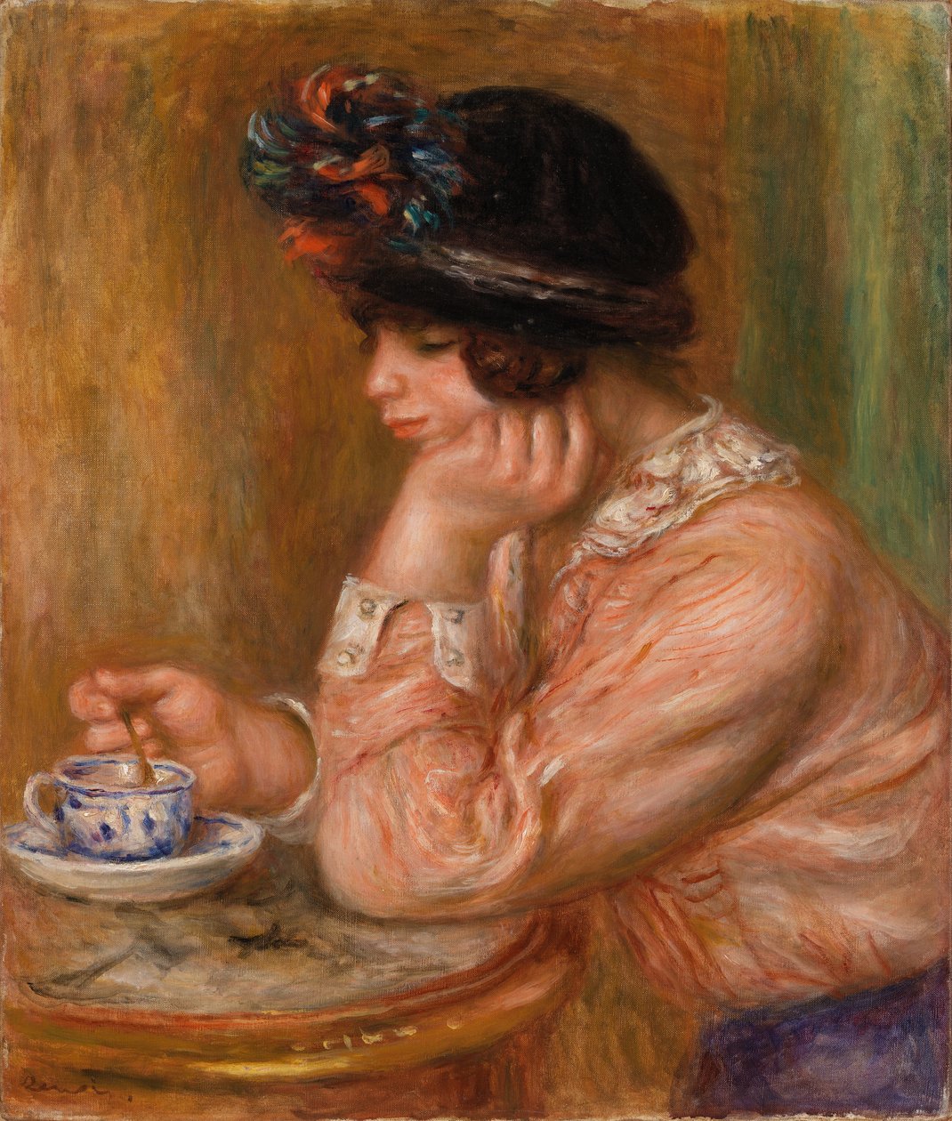 Kopje chocolade door Pierre-Auguste Renoir