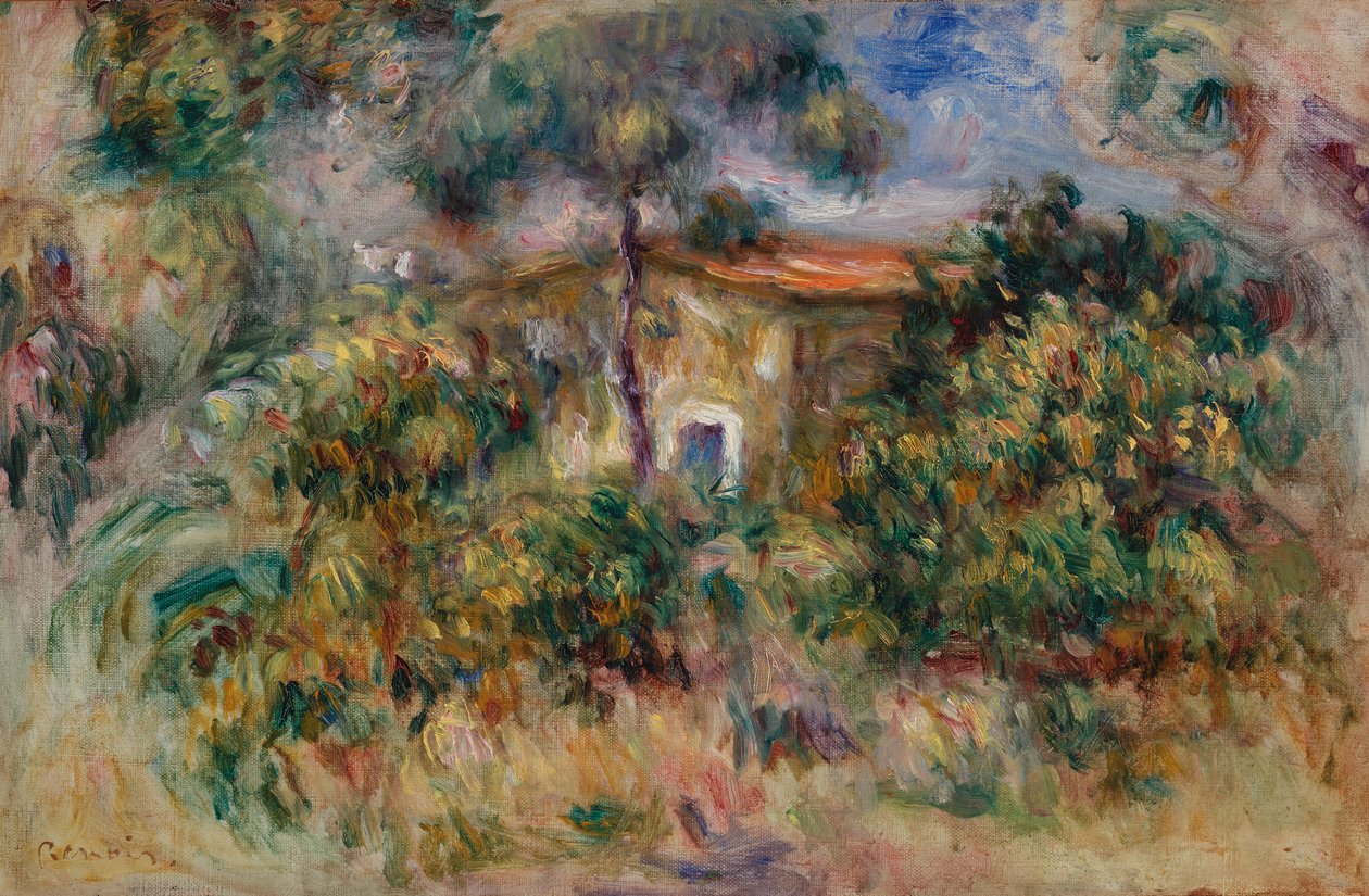 Boerderij door Pierre-Auguste Renoir