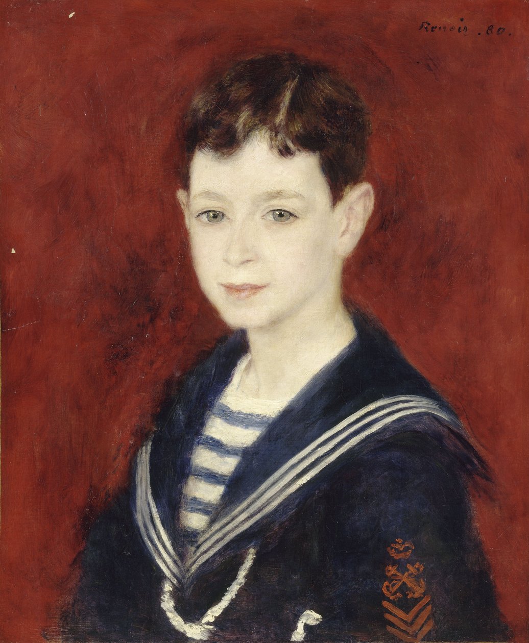 Fernand Alphen als kind door Pierre-Auguste Renoir