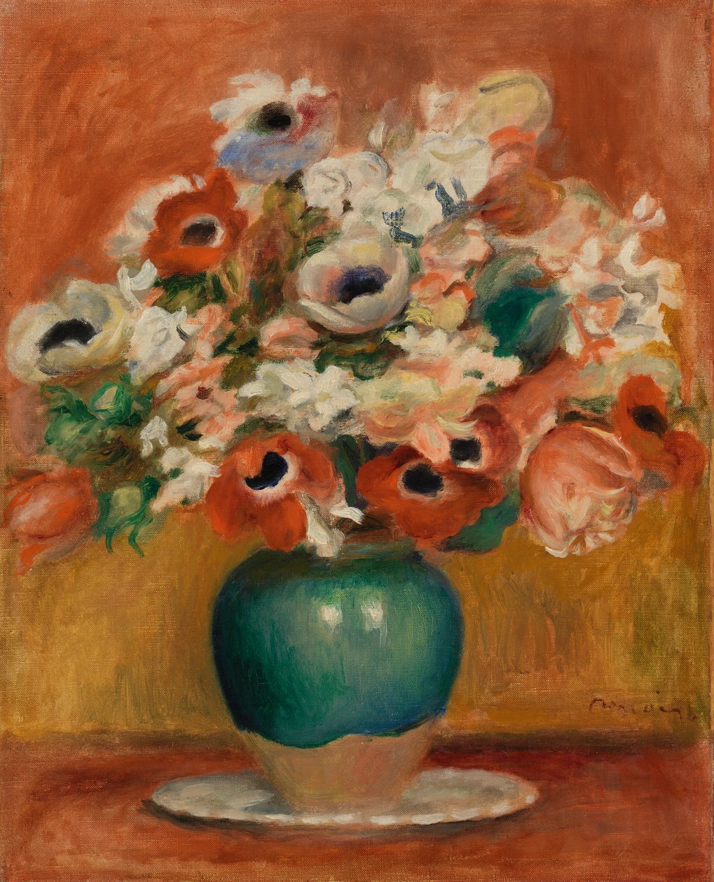 Bloemen door Pierre-Auguste Renoir