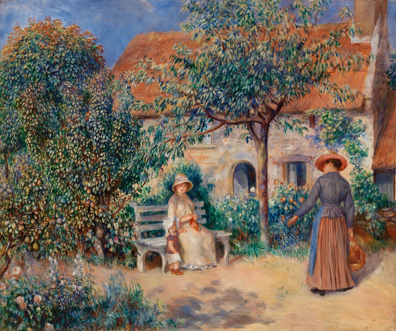 In Bretagne door Pierre-Auguste Renoir