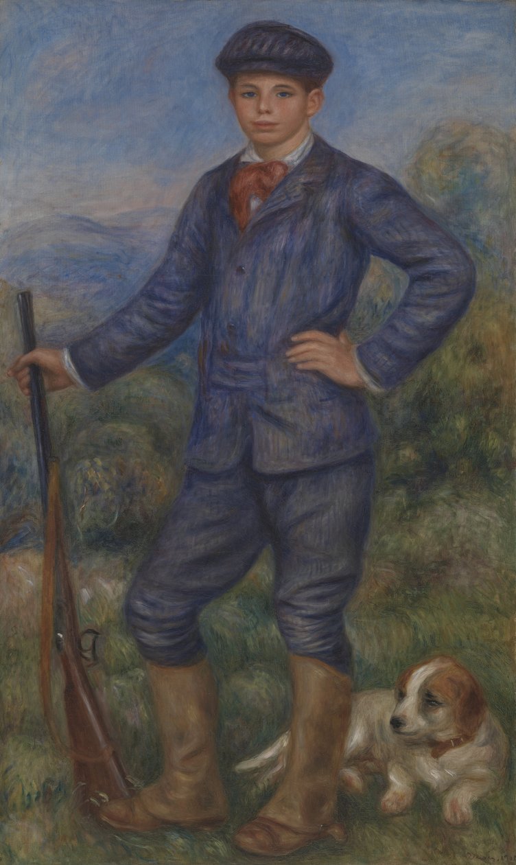 Jean als jager door Pierre-Auguste Renoir