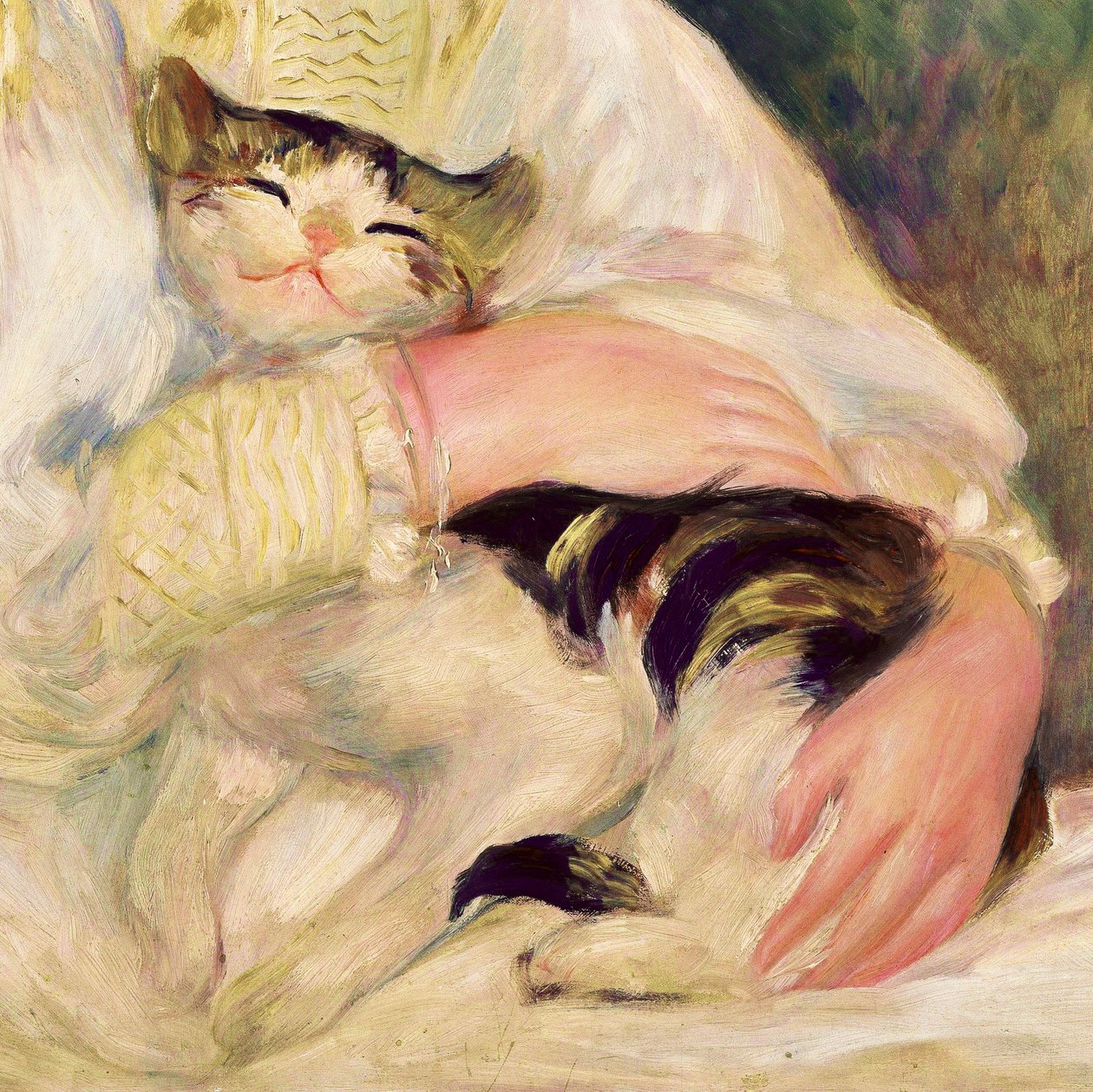 Julie Manet, ook wel bekend als ‘Het kind met de kat’ door Pierre-Auguste Renoir