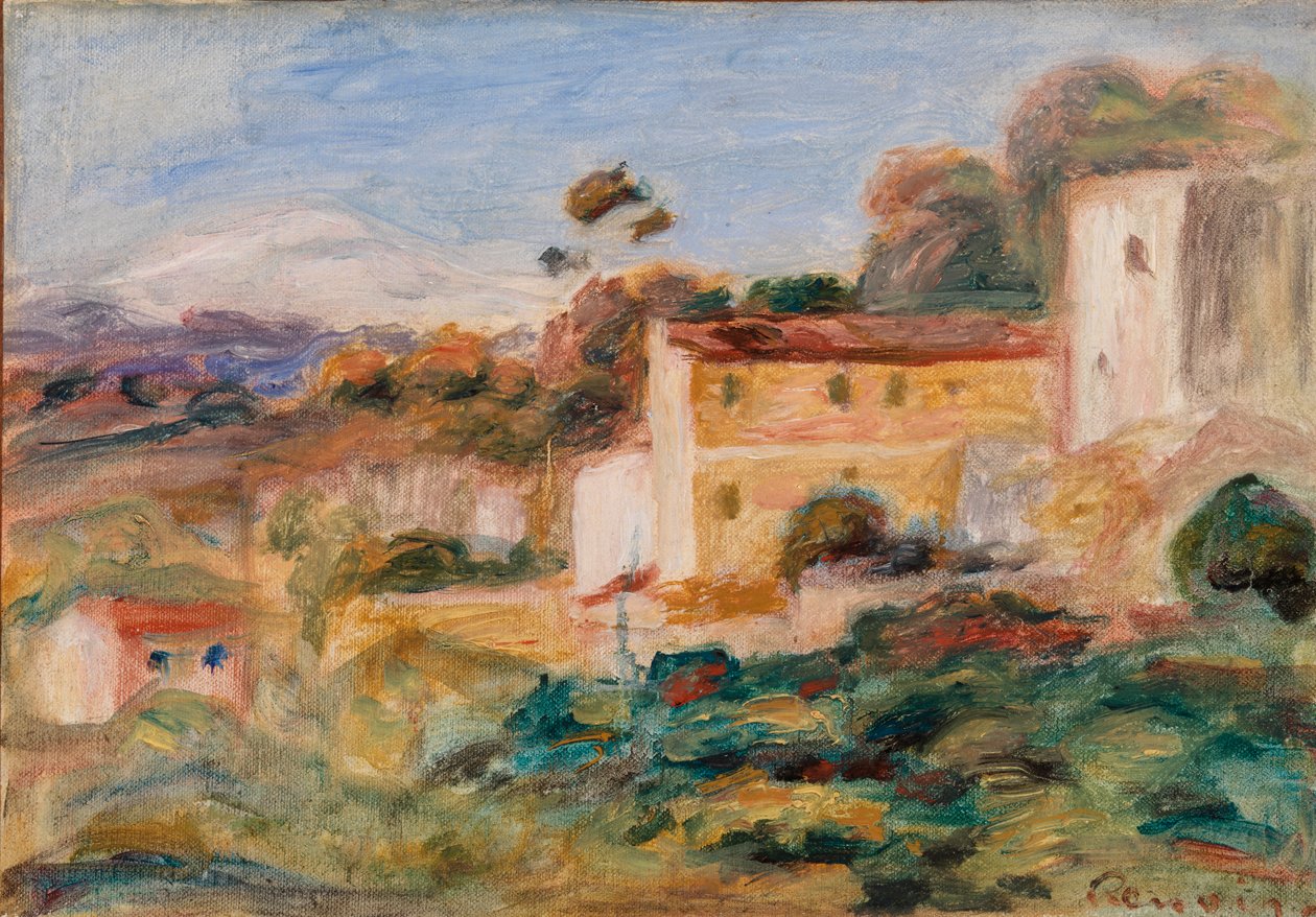 Landschap door Pierre-Auguste Renoir