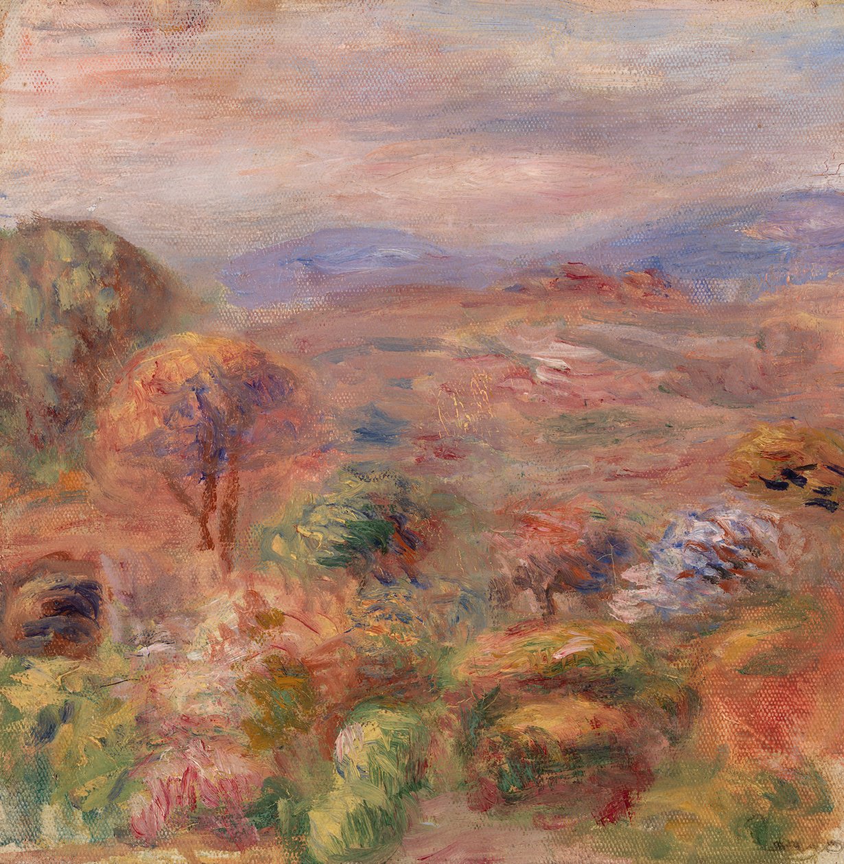Landschap door Pierre-Auguste Renoir