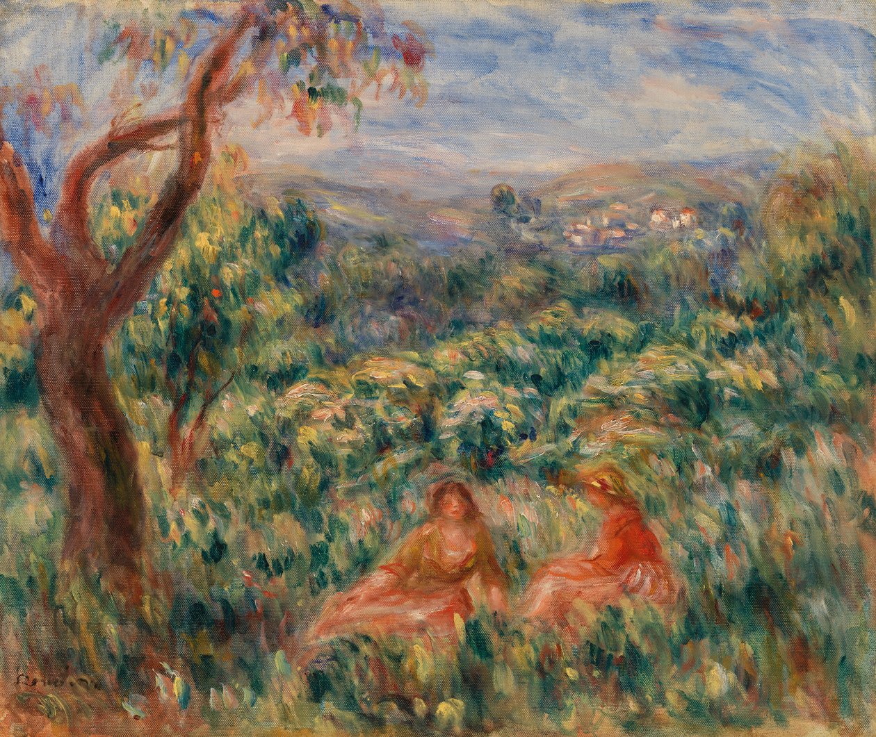 Landschap door Pierre-Auguste Renoir