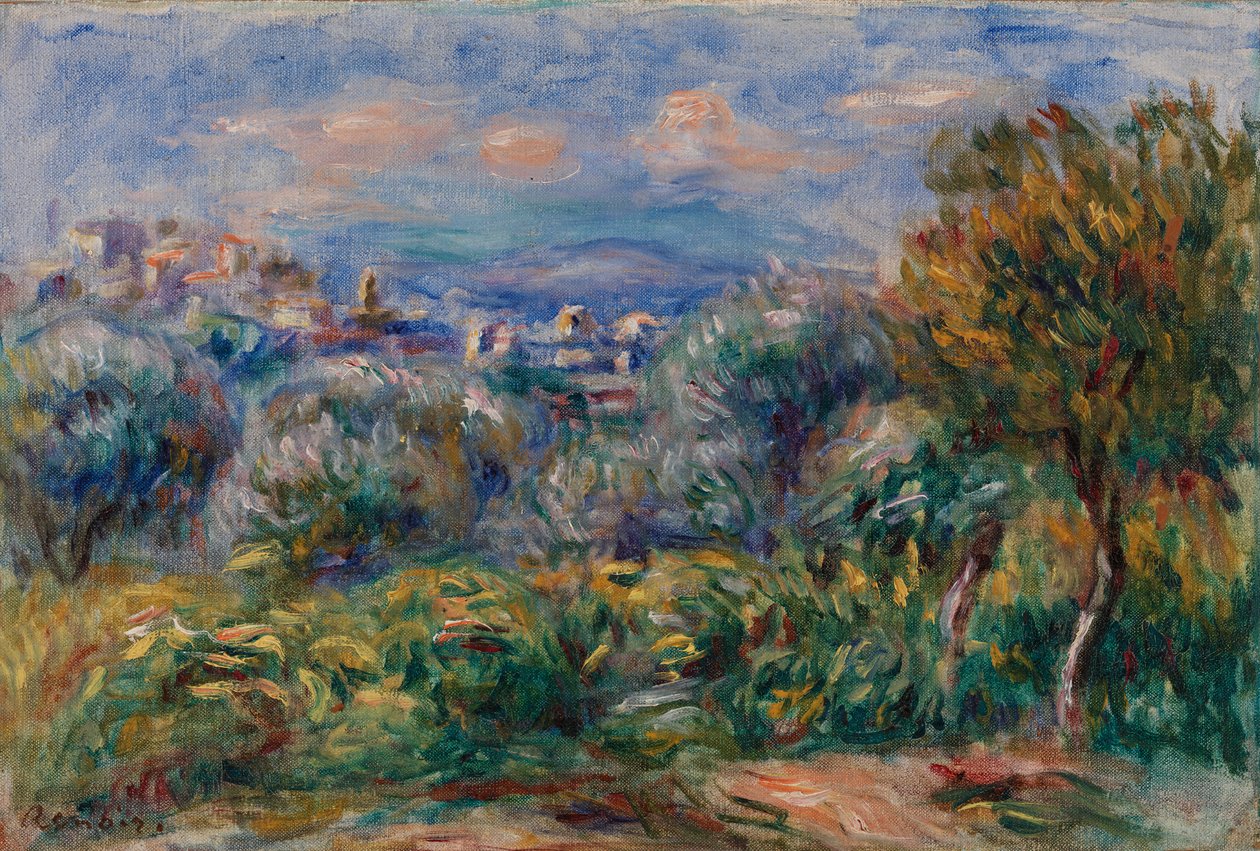 Landschap door Pierre-Auguste Renoir