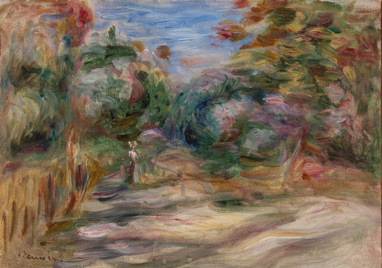 Landschap door Pierre-Auguste Renoir