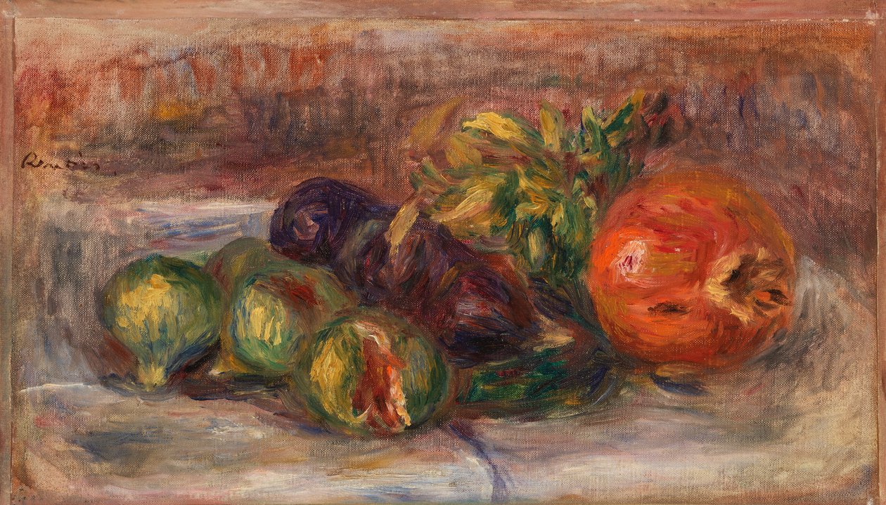 Granaatappel en Vijgen door Pierre-Auguste Renoir