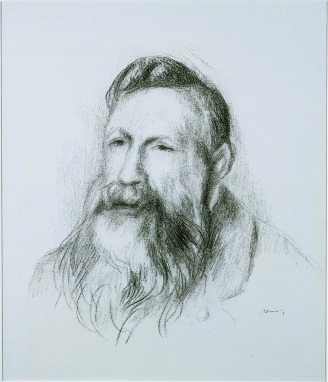 Portret van Rodin door Pierre-Auguste Renoir