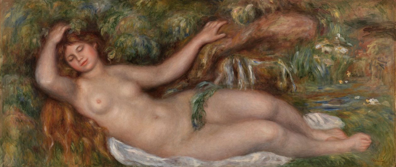 Liggend naakt door Pierre-Auguste Renoir