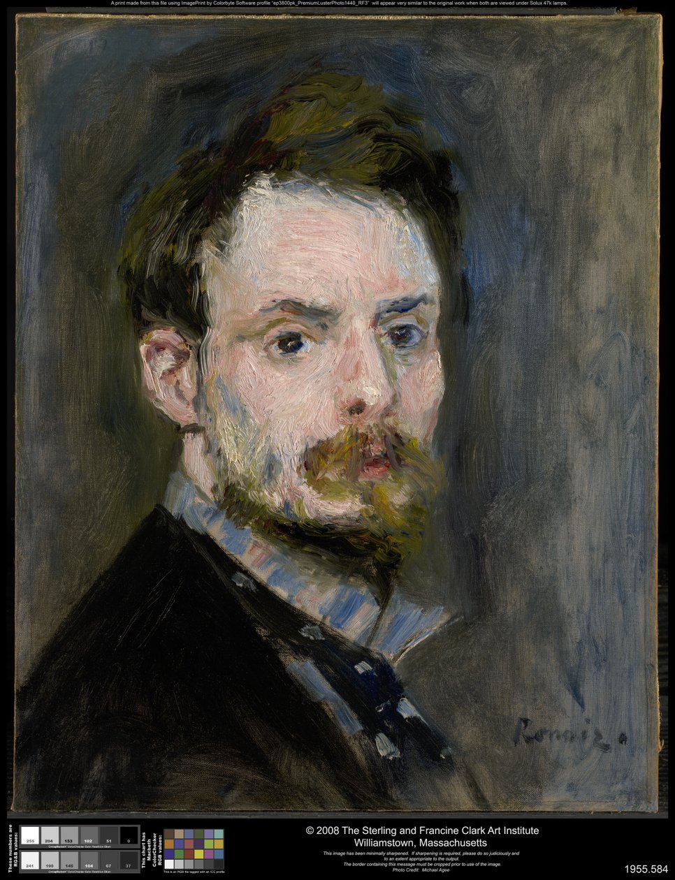 Zelfportret door Pierre-Auguste Renoir