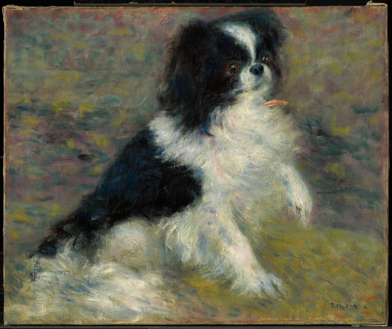 Tama, de Japanse hond door Pierre-Auguste Renoir