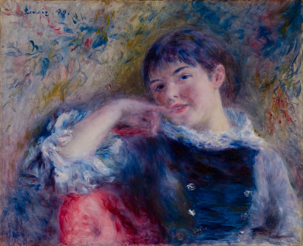 De dromer door Pierre-Auguste Renoir