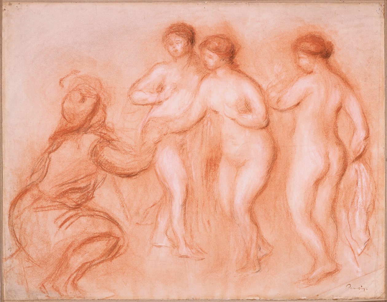 Het oordeel van Paris door Pierre-Auguste Renoir