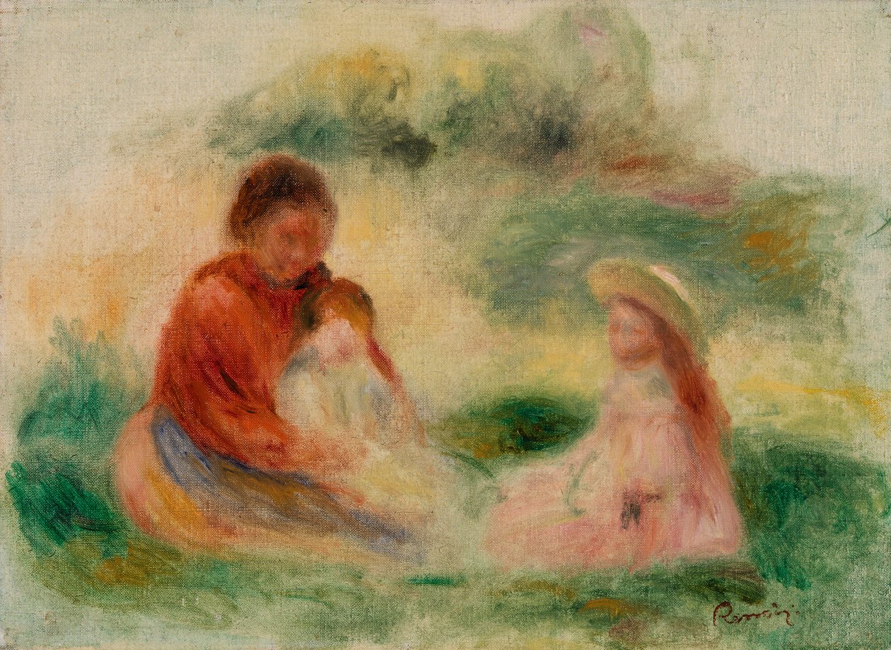 Jonge familie door Pierre-Auguste Renoir