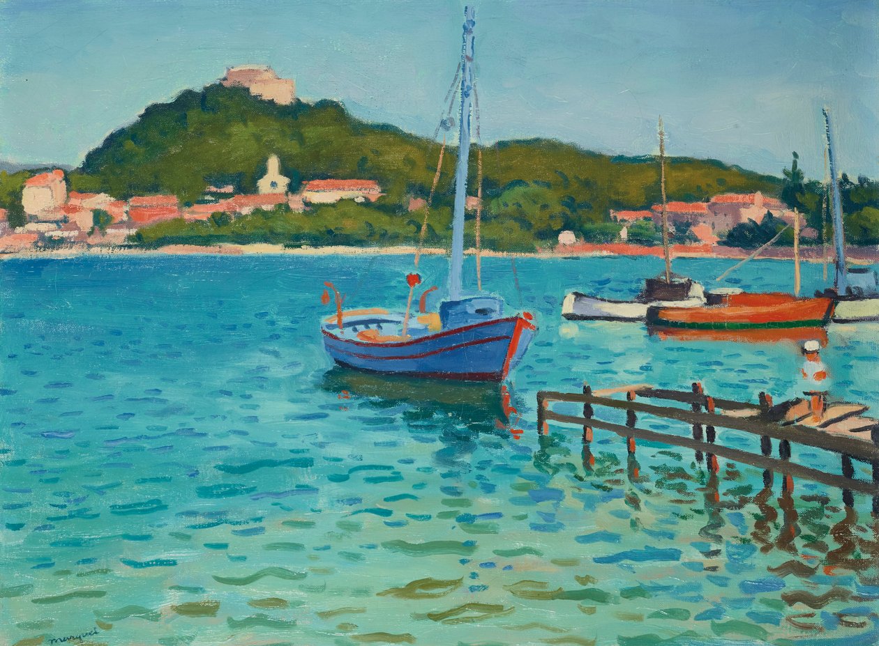 Porquerolles, zomer namiddag door Albert Marquet