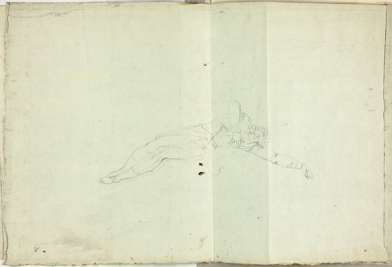 Dansende jonge man door Pierre Antoine Mongin