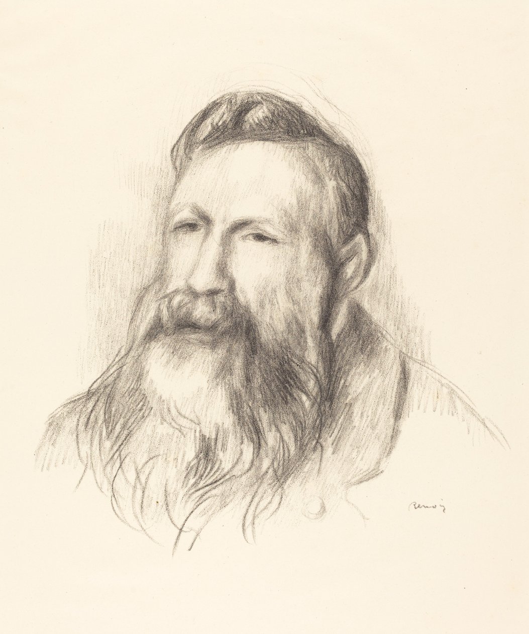 Auguste Rodin door Pierre Auguste Renoir