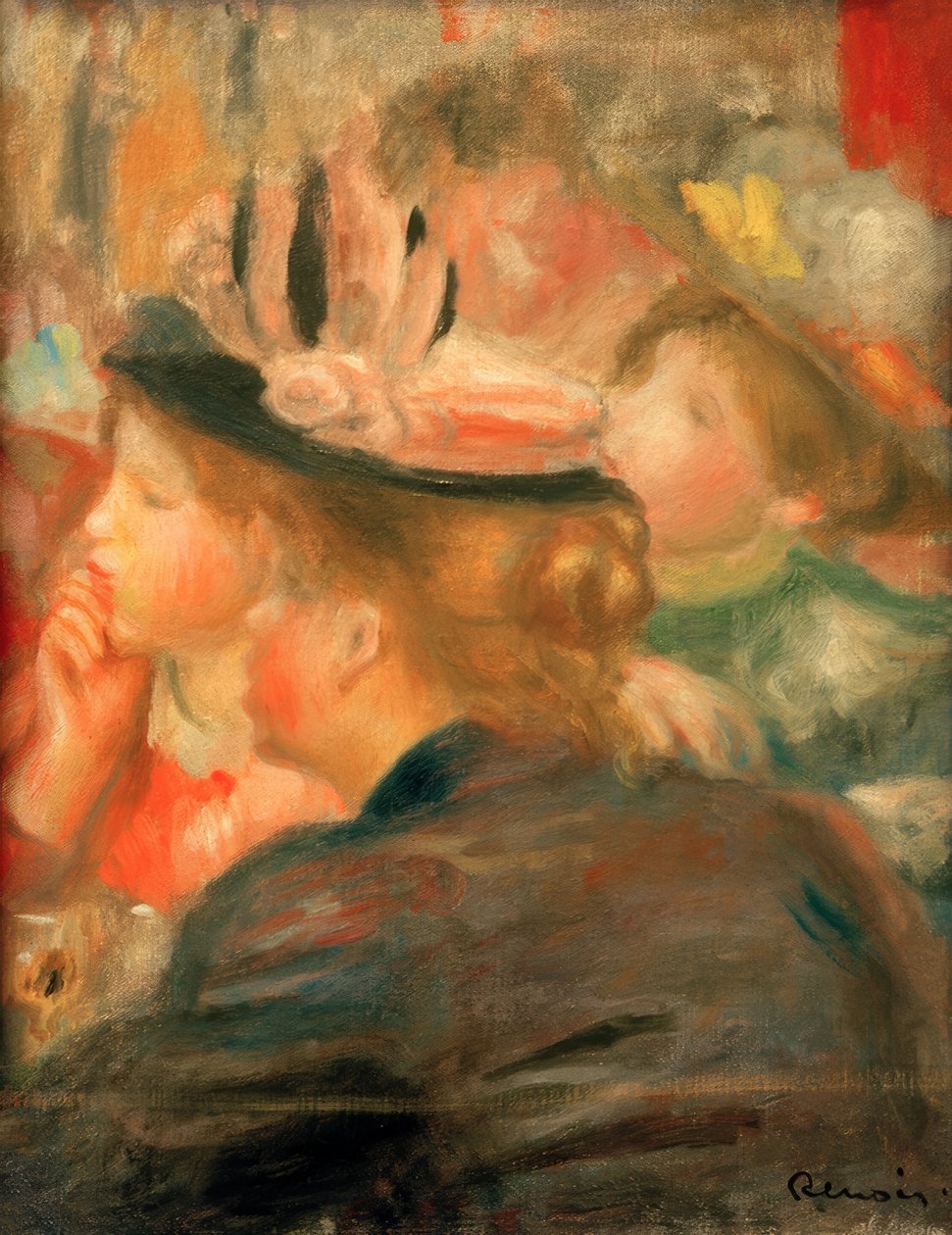 In het theater door Pierre Auguste Renoir