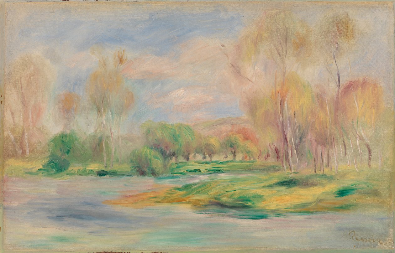 Landschap door Pierre Auguste Renoir