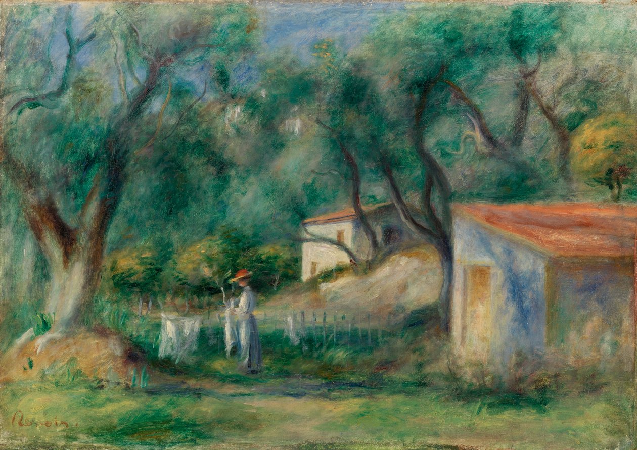 Le Cannet door Pierre-Auguste Renoir