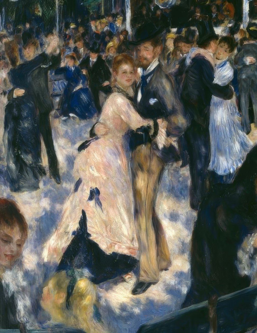 De molen van Galette door Pierre Auguste Renoir