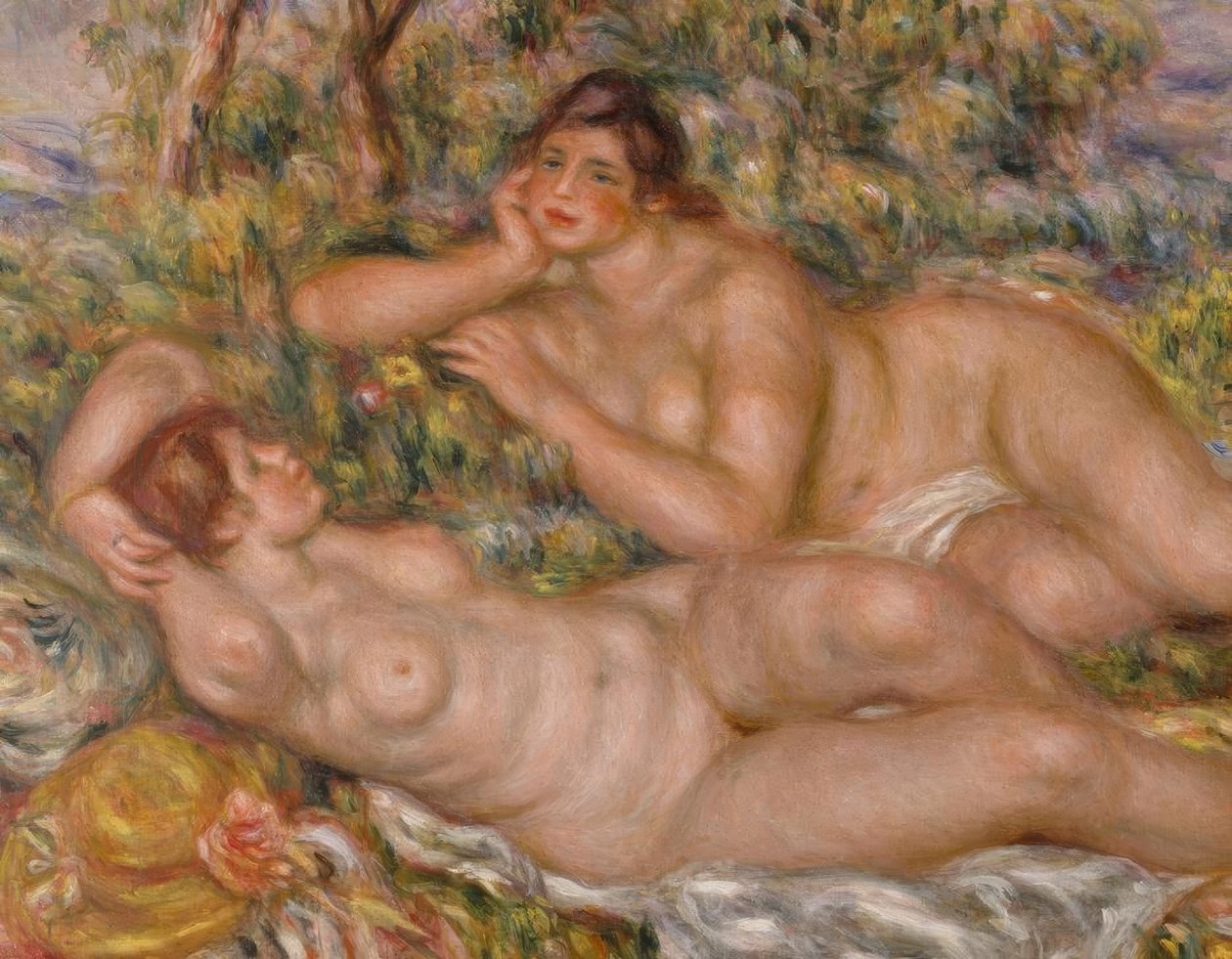 De baders door Pierre-Auguste Renoir