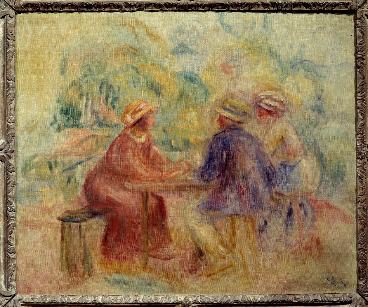 Ontmoeting in de tuin door Pierre-Auguste Renoir