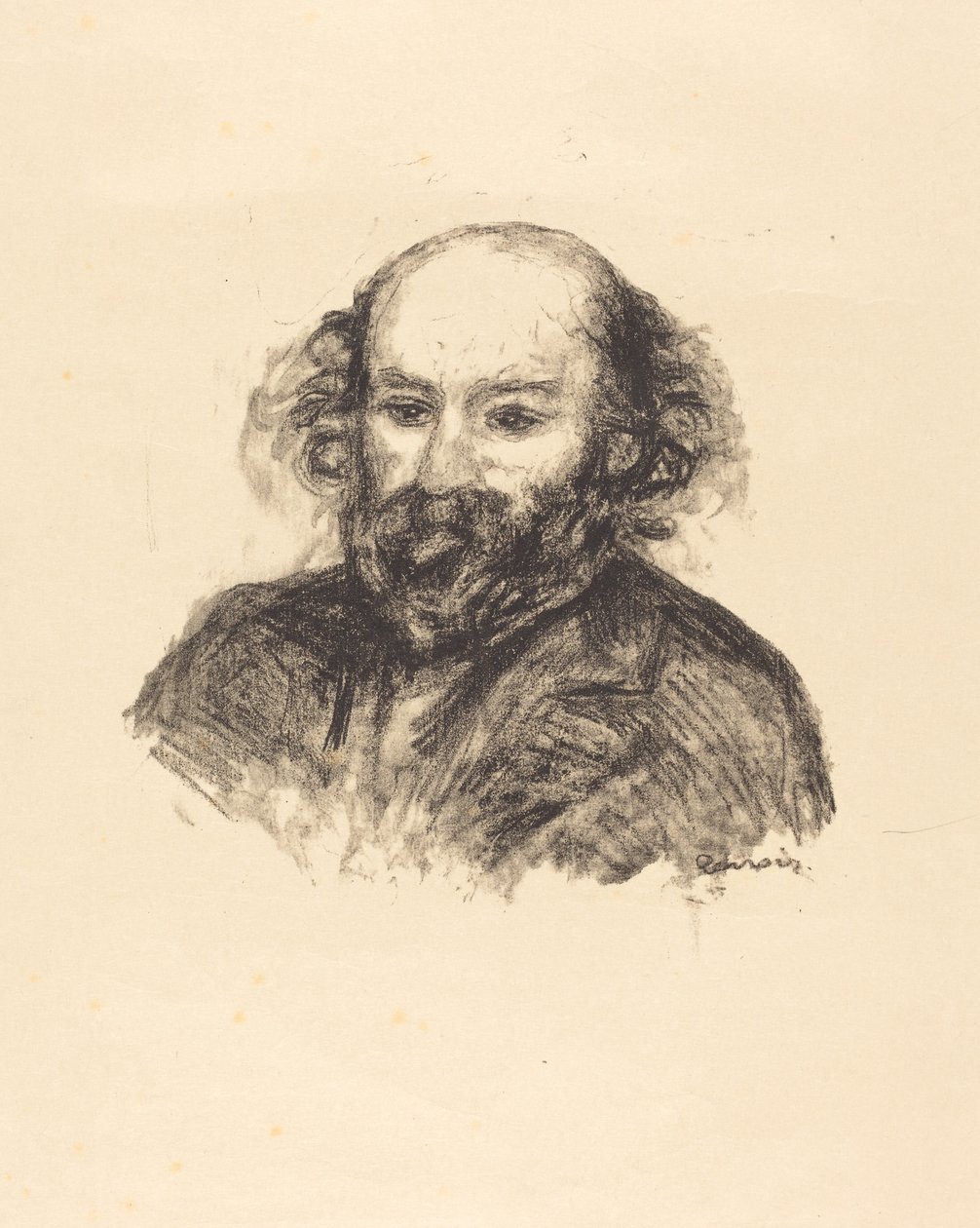 Paul Cézanne, 1902 door Pierre Auguste Renoir