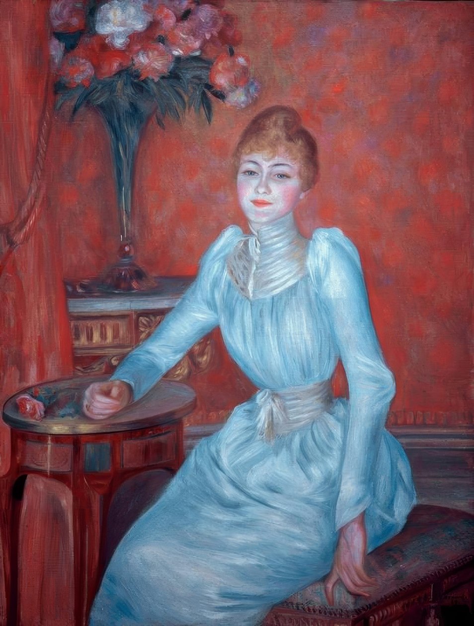 Portret Madame de Bonnières door Pierre Auguste Renoir