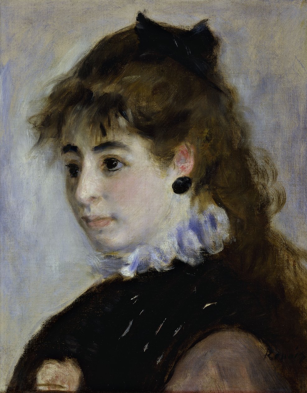 Portret van Madame Henriot door Pierre Auguste Renoir