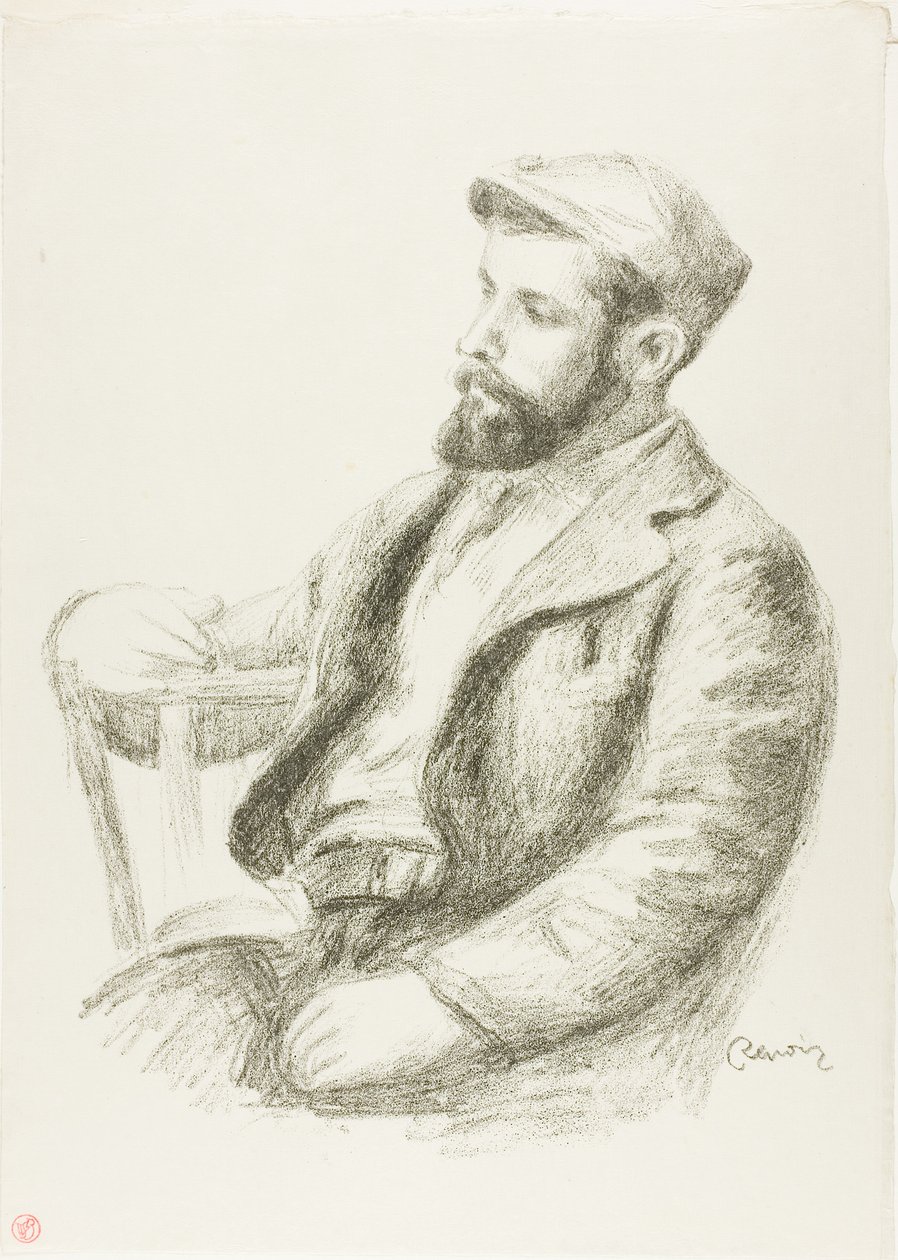 Portret van Louis Valtat door Pierre Auguste Renoir