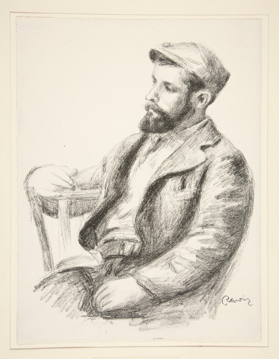 Portret van Louis Valtat door Pierre Auguste Renoir