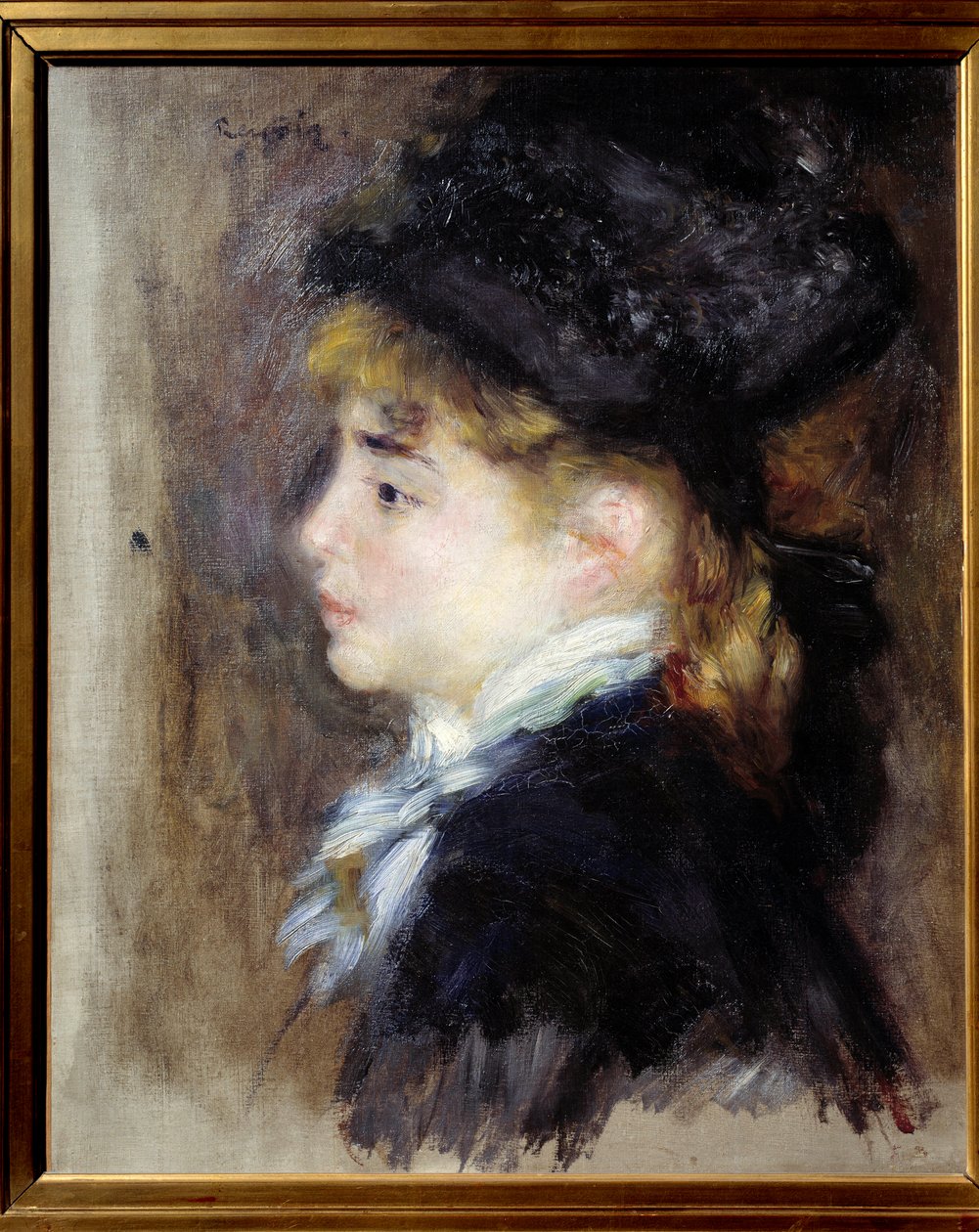 Portret van Margot door Pierre Auguste Renoir