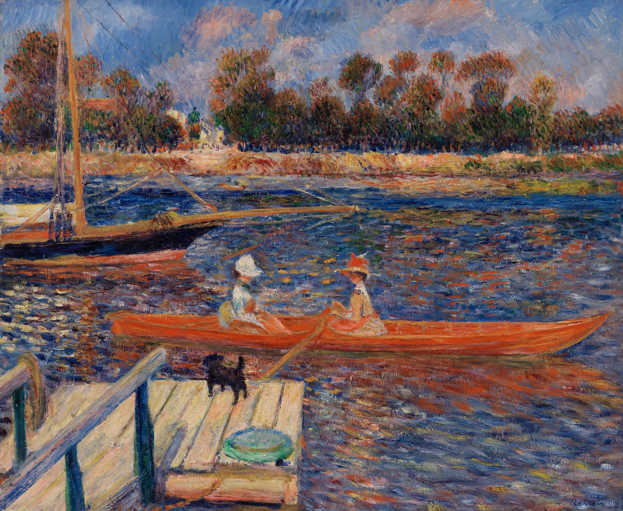 De Seine bij Argenteuil door Pierre-Auguste Renoir