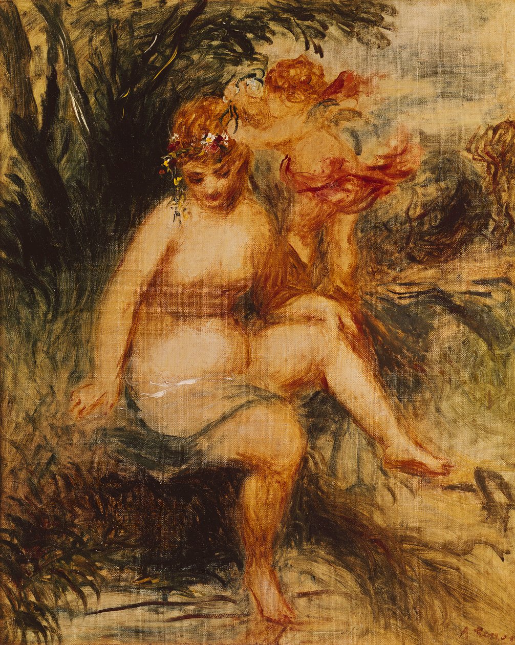 Venus en Amor door Pierre Auguste Renoir