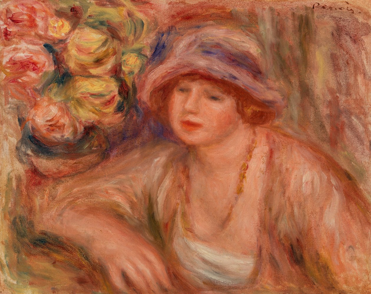 Leunende Vrouw door Pierre Auguste Renoir