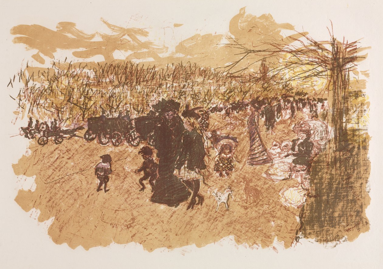 Avenue du Bois de Boulogne door Pierre Bonnard