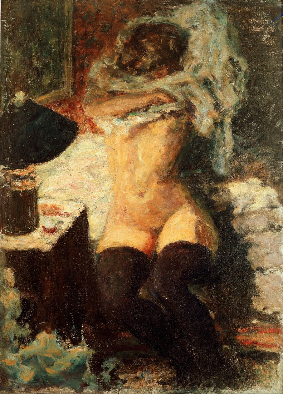 Zwarte kousen door Pierre Bonnard